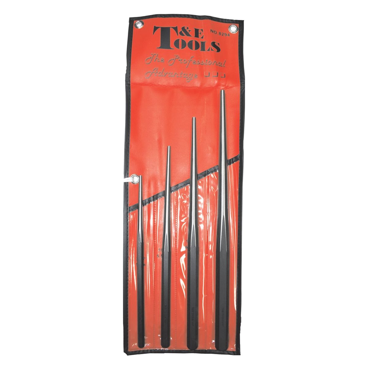 4PC X-LONG TAPER PUNCH SET