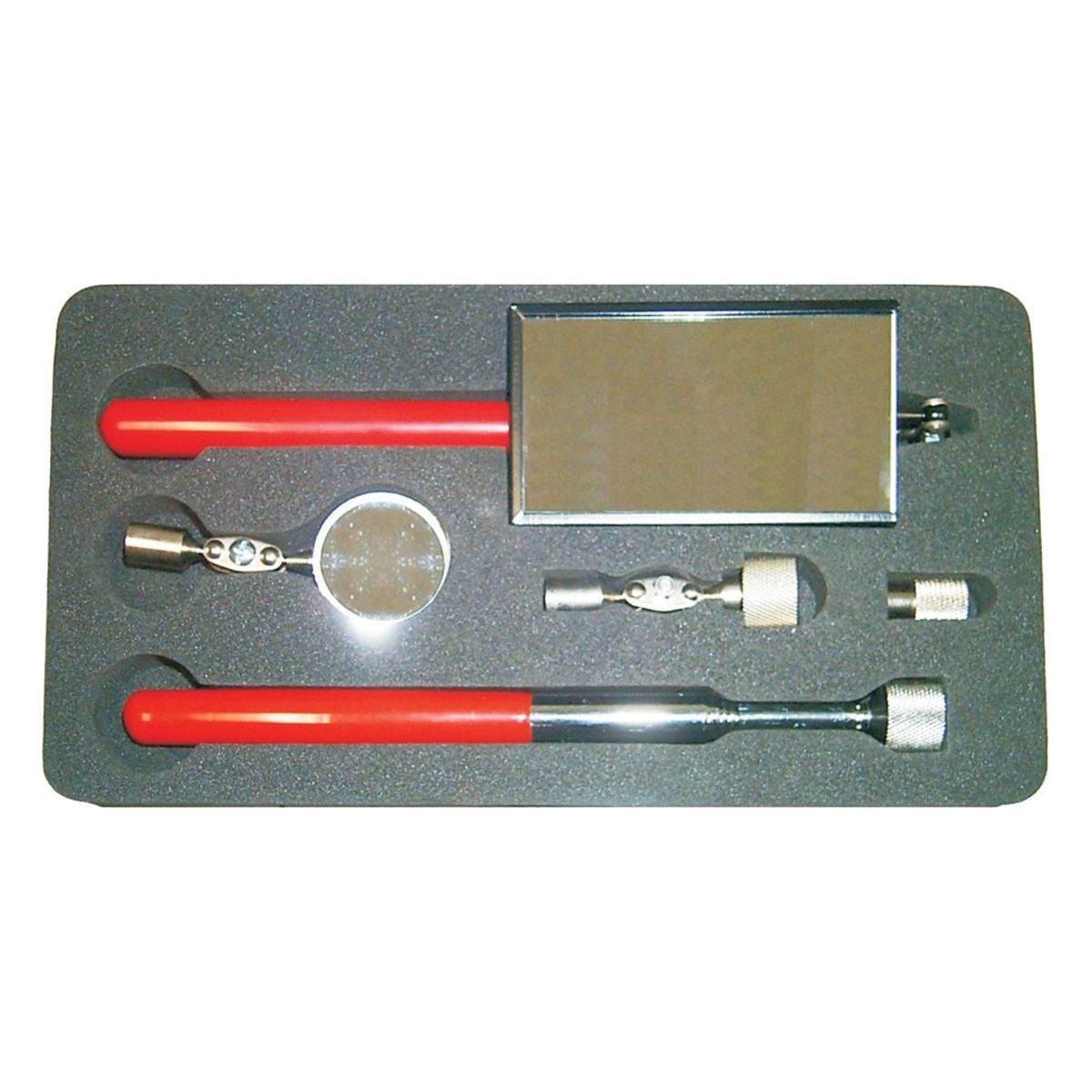 5 PC STEEL MIRROR & MAGNET