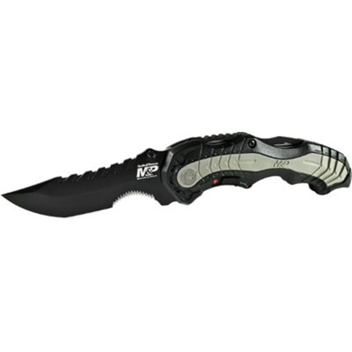 M & P 40% SERR BLACK HANDLE