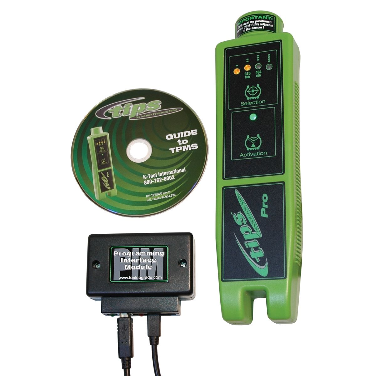 Two Piece Tire Pressure Monitoring System (TPMS) Essential