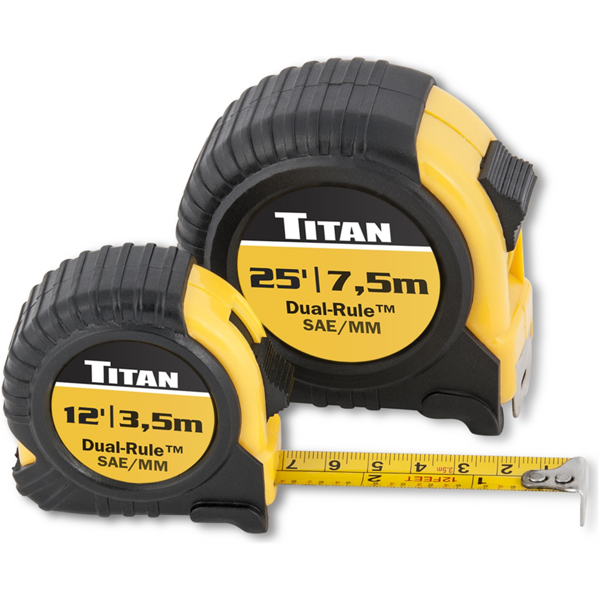 Dual Rule Tape Measure Set 2-Pc