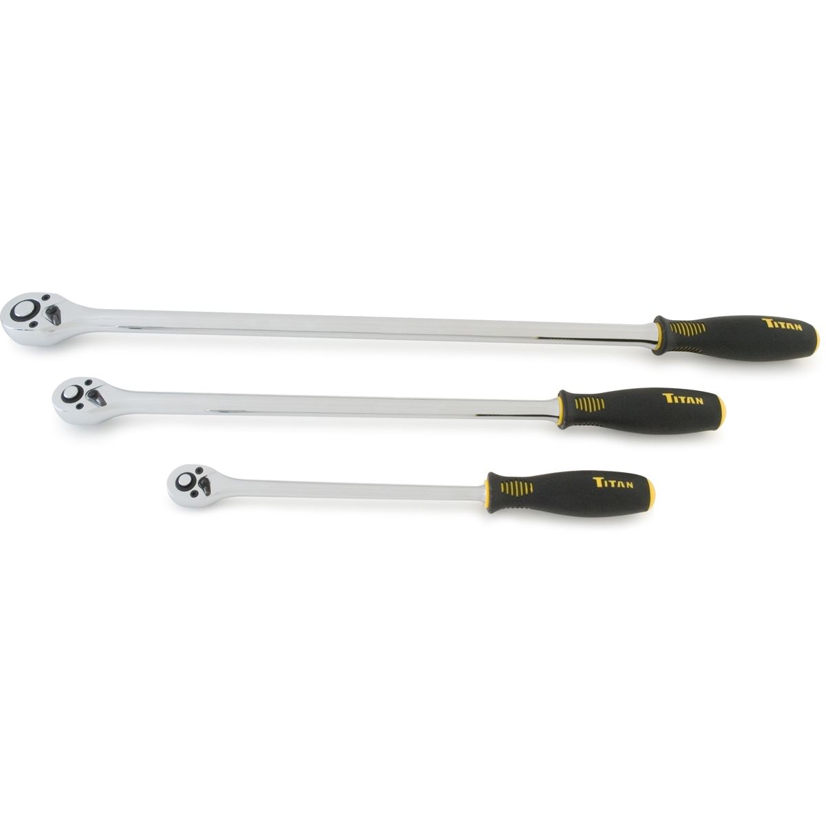 1/4, 3/8 & 1/2 In Dr Extra-Long Quick Release Ratchets