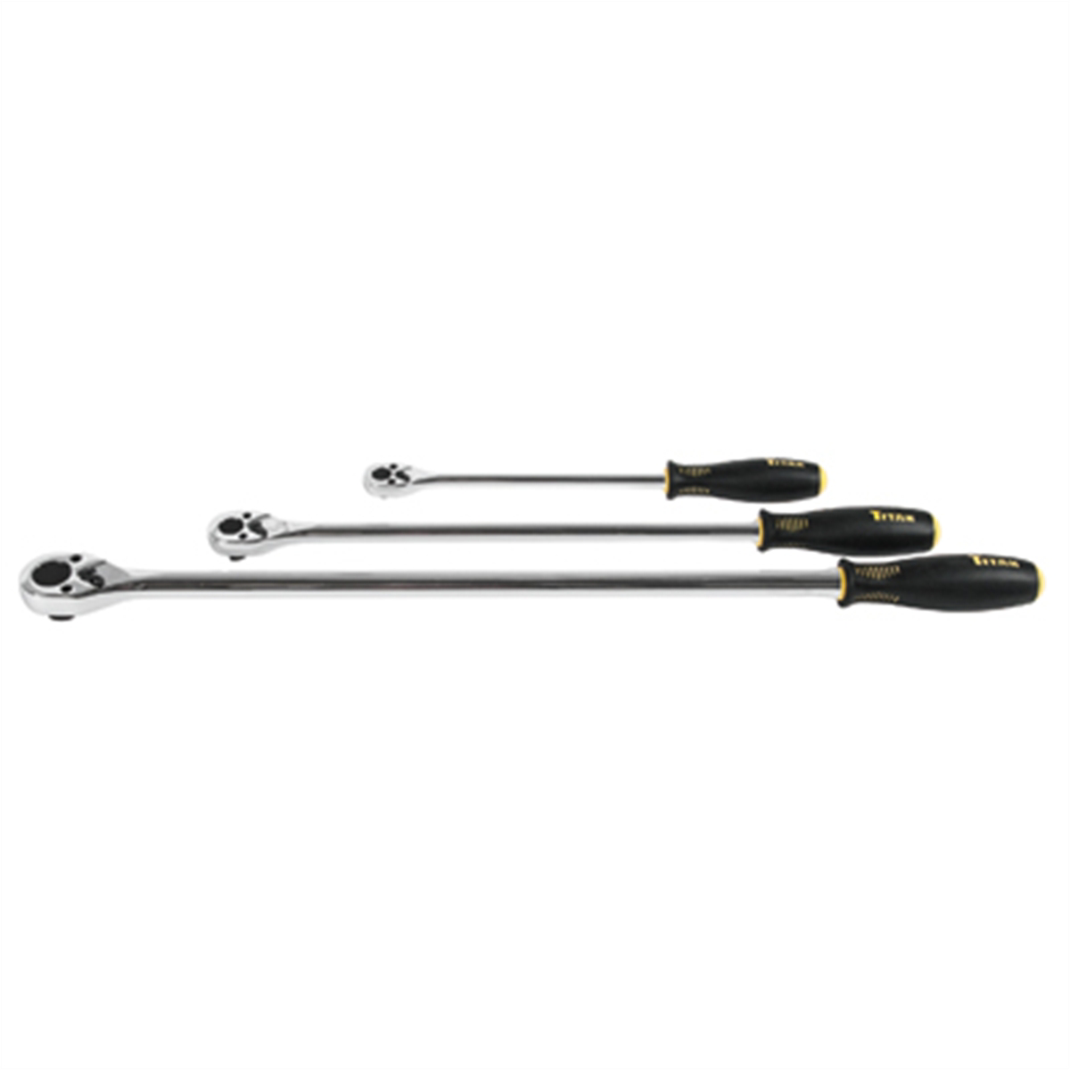 3-Pc Low Profile XL Ratchet Set