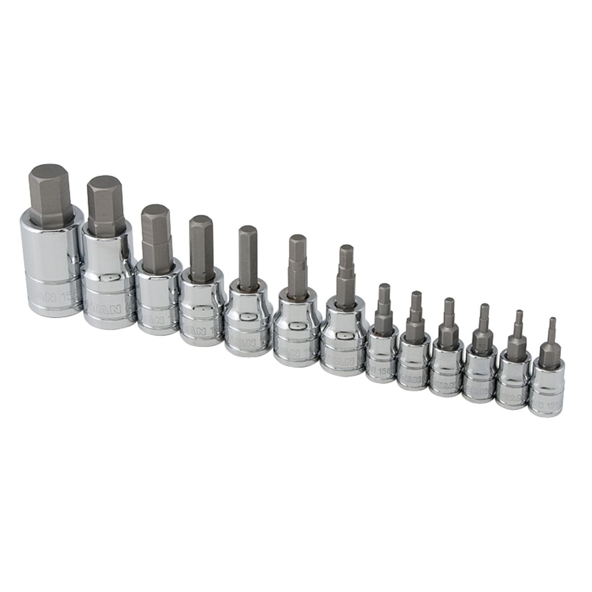 13pc SAE Hex Bit Socket Set