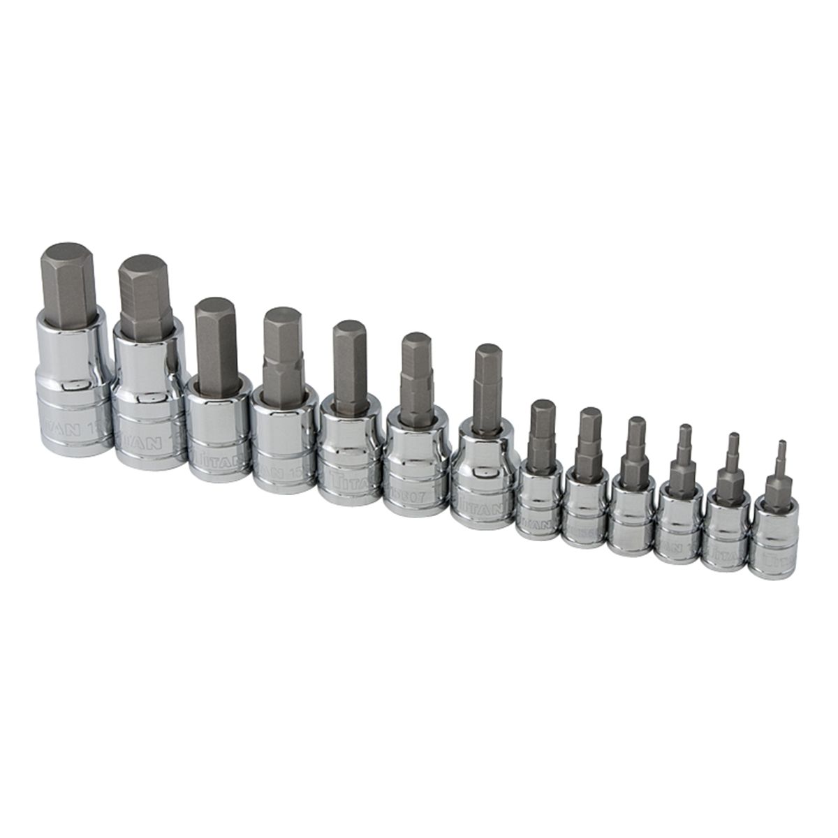 13pc Metric Hex Bit Socket Set