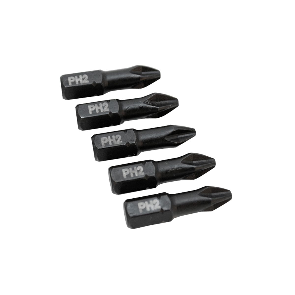 5pc 1in Impact Grade Phillips Power Bit Set