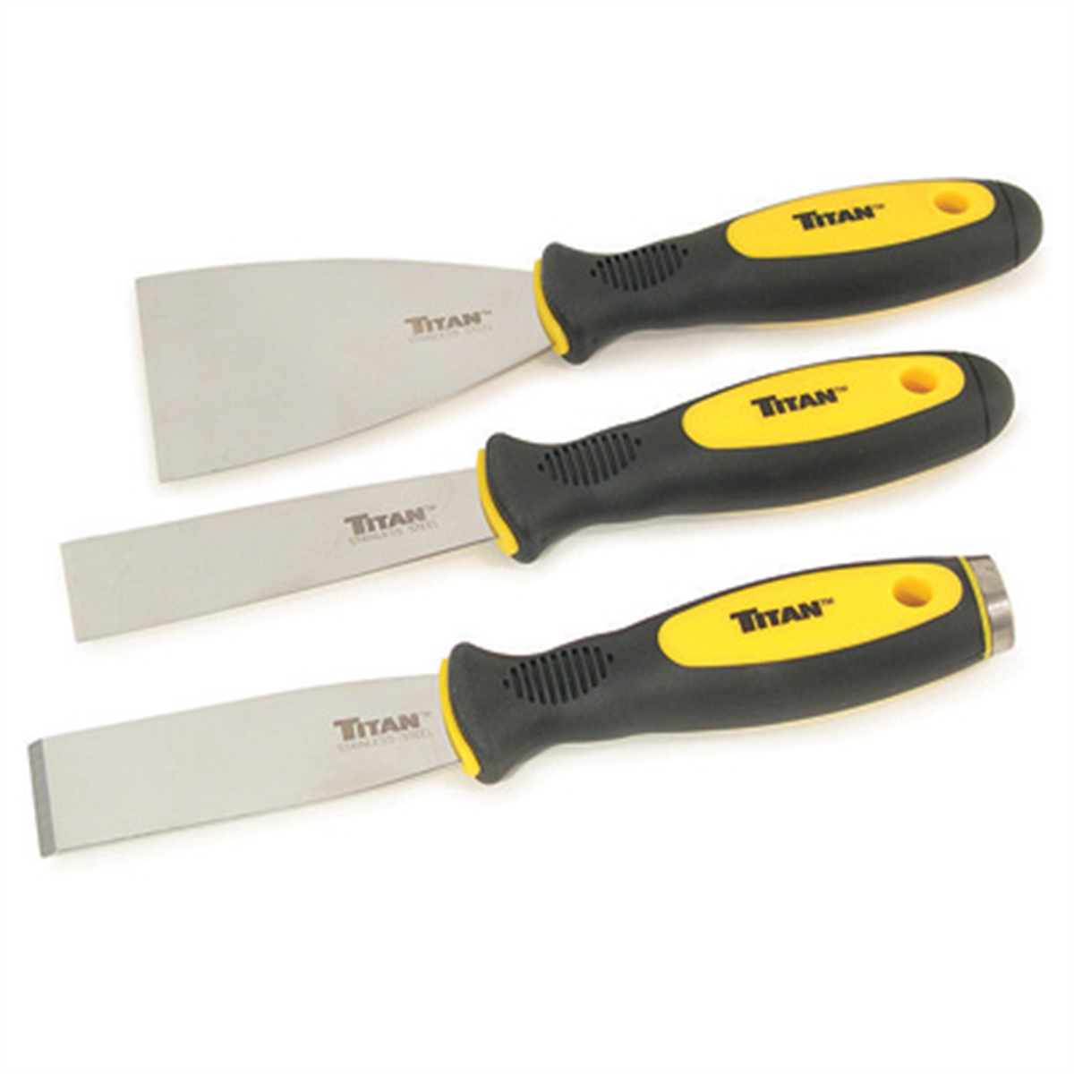 3 Piece S.S. Scraper & Putty Knife Set