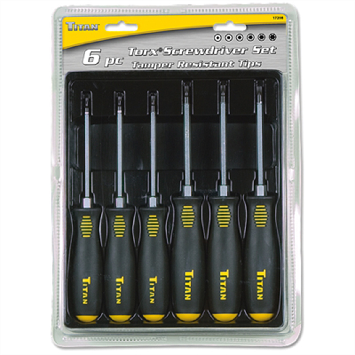 6 Piece Star Torx Screwdriver Set