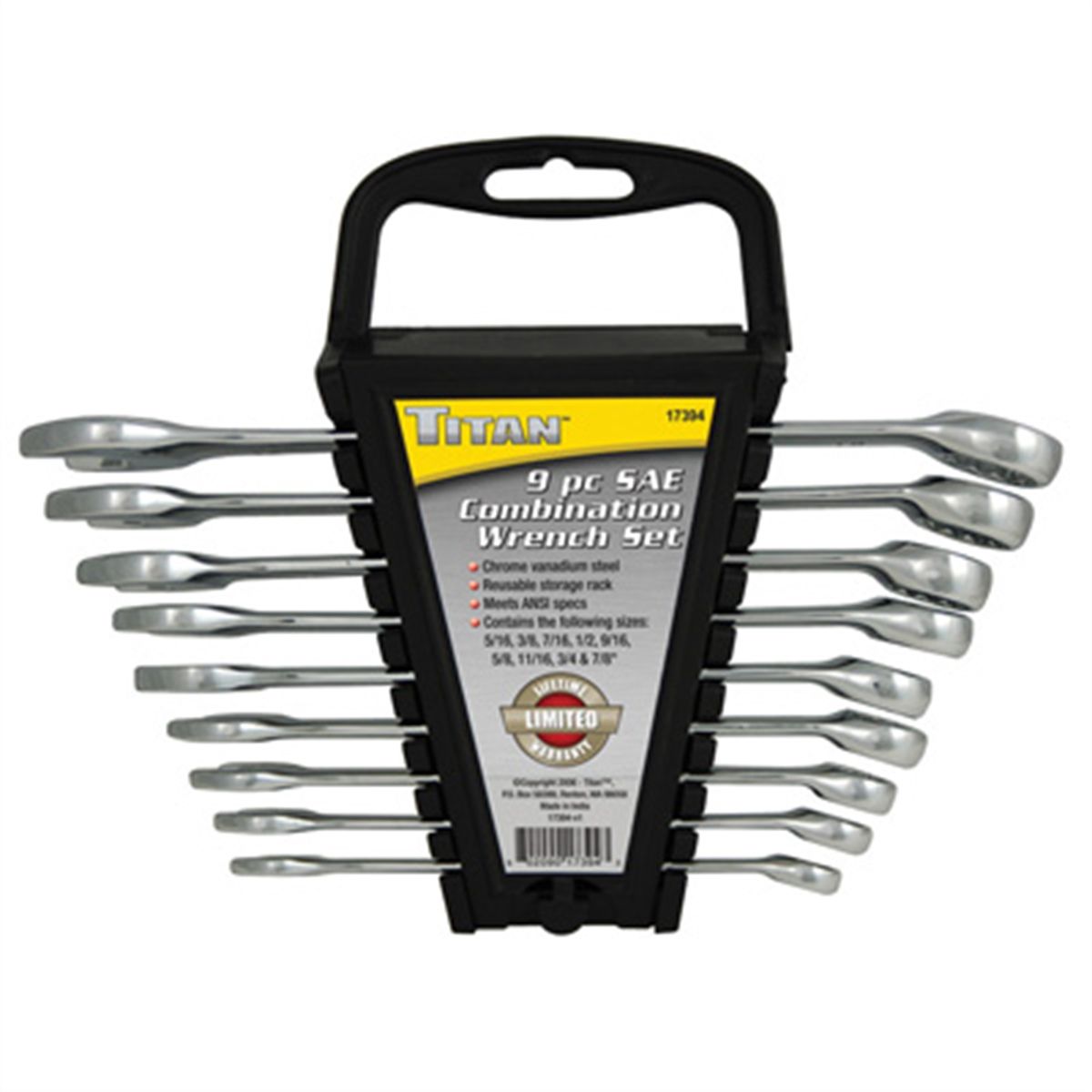 9PC SAE WRENCH SET