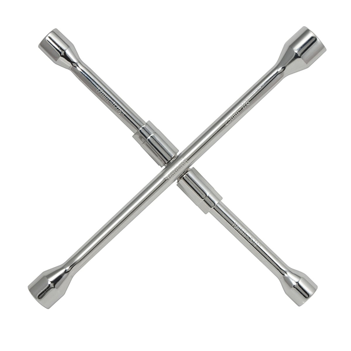 14" 4-Way SAE/MM Folding Lug Wrench