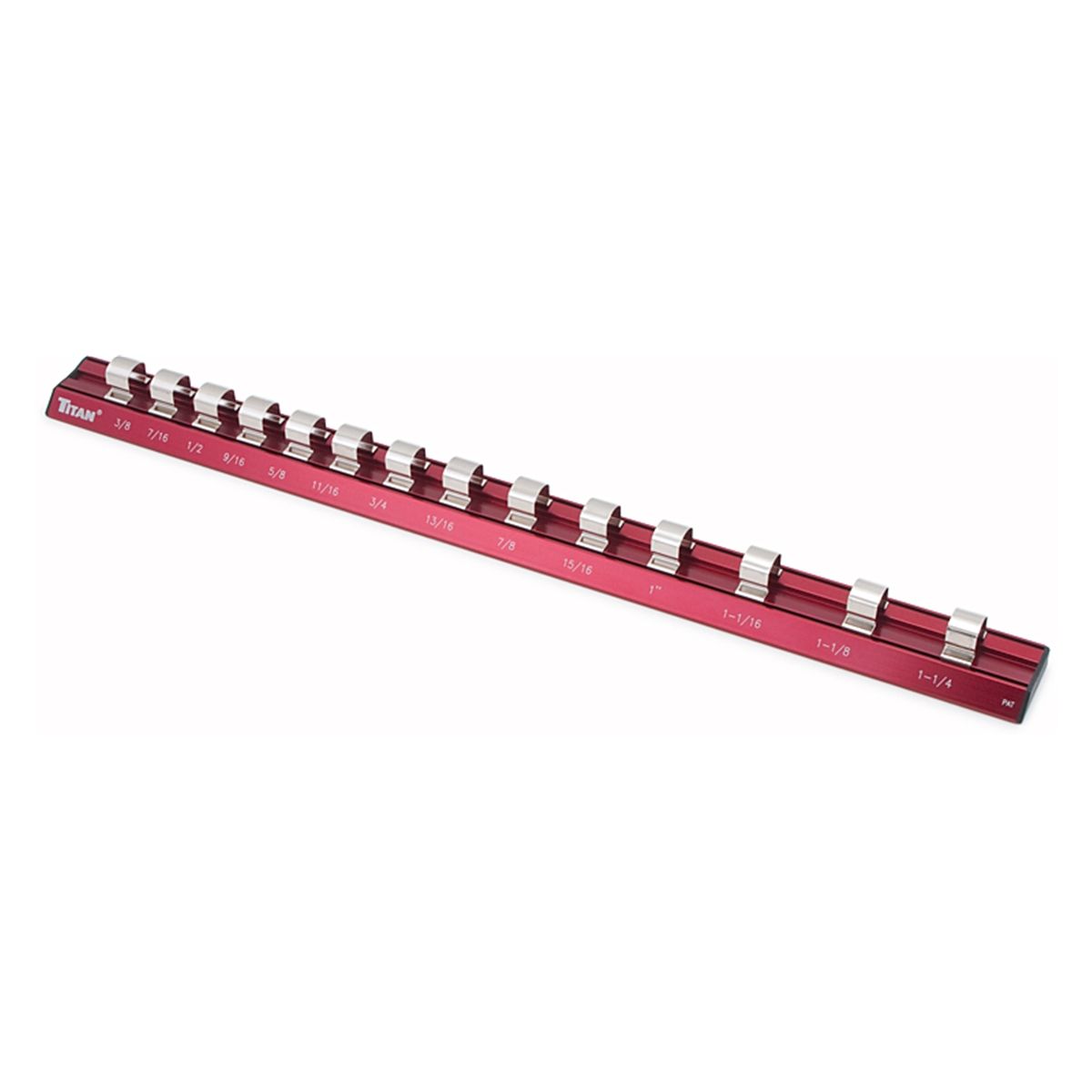 1/2" Drive SAE Magnetic Aluminum Socket Rail