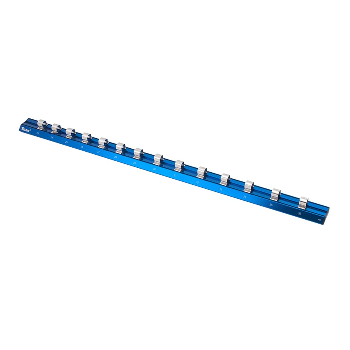1/2" Dr. Metric Magnetic Aluminum Socket Rail