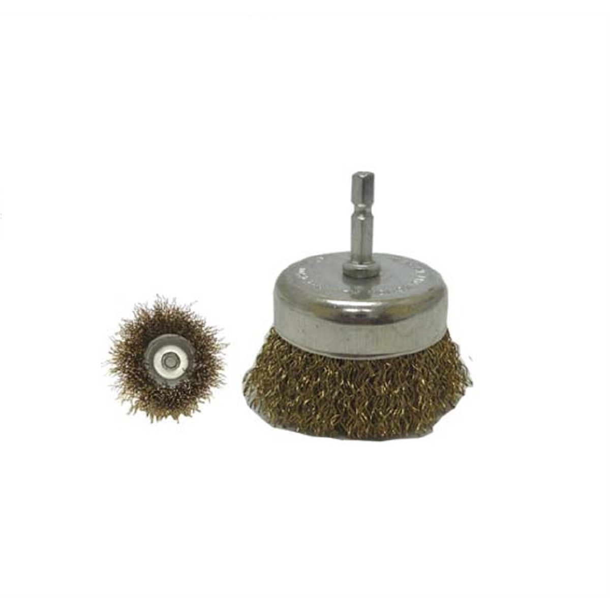 3IN Wire Cup Brush, 1/4IN Shaft, 10,000 RPM
