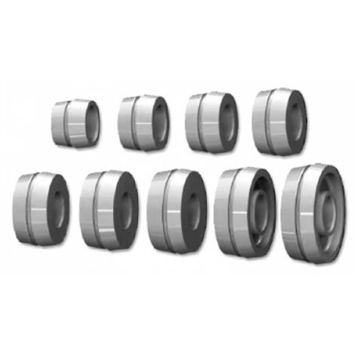 28mm Clad Wheel Collet Kit