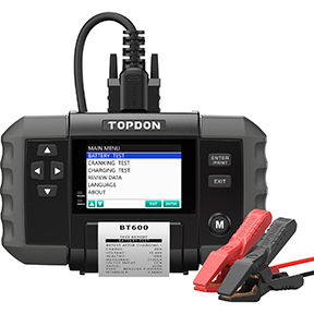 BT600 - 12V Battery & 12V/24V System Tester w/Built-in Printer