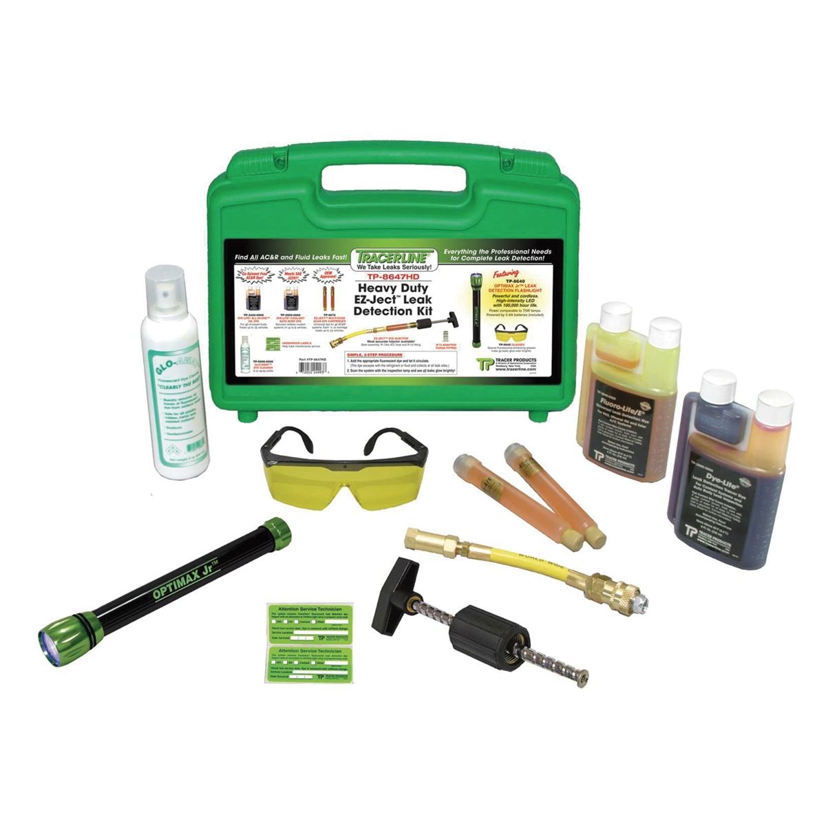 Tracerline Tp 8647hd Heavy Duty Optimax Jrez Ject Leak Detection Kit