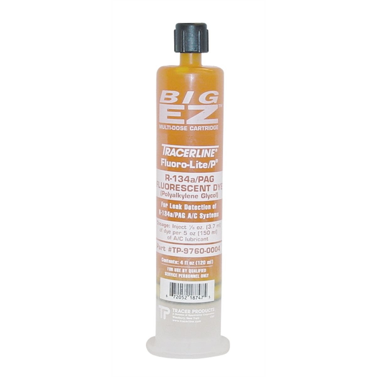 BigEZ(TM) Dye Cartridge R134a PAG - 4 Oz