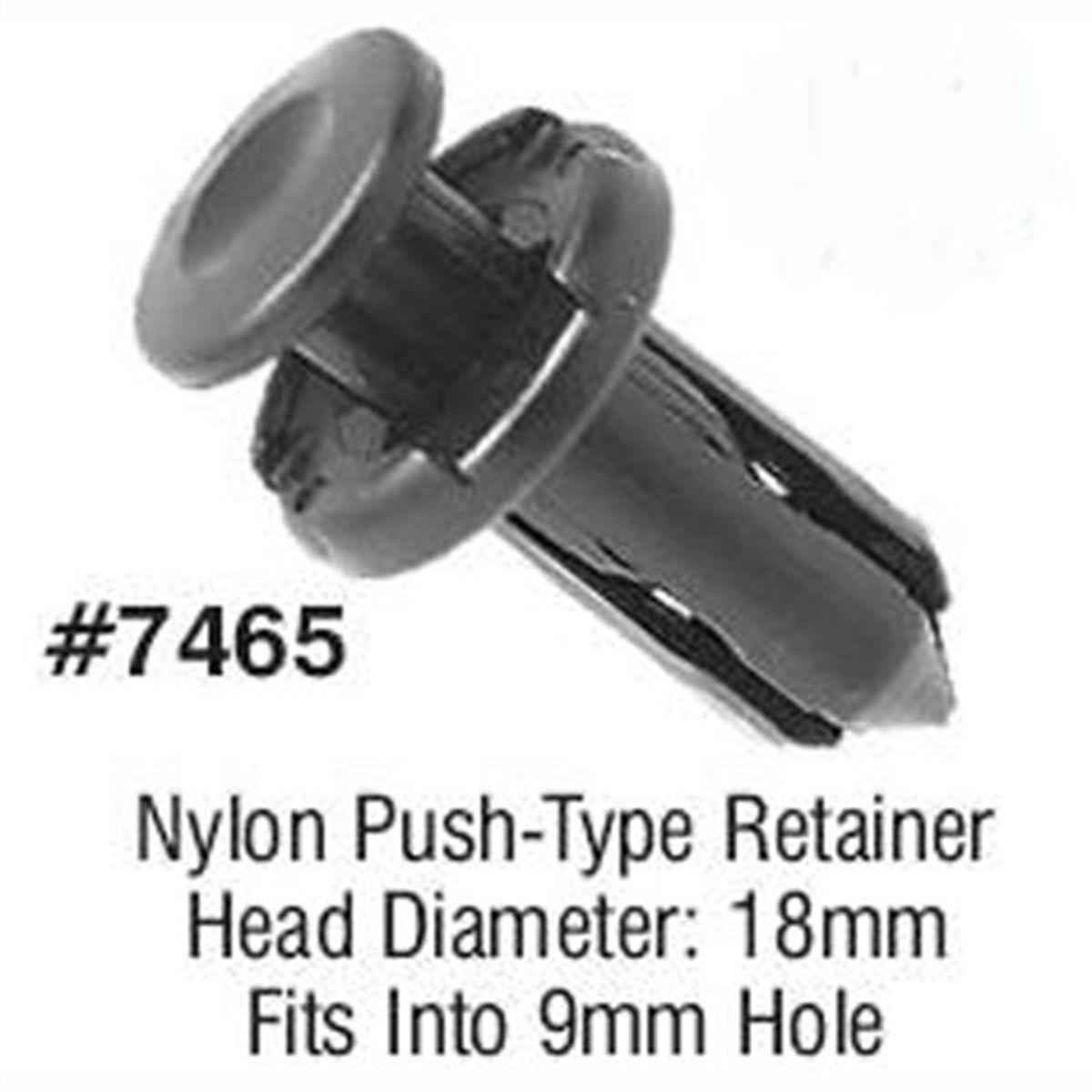 Nissan push type retainer