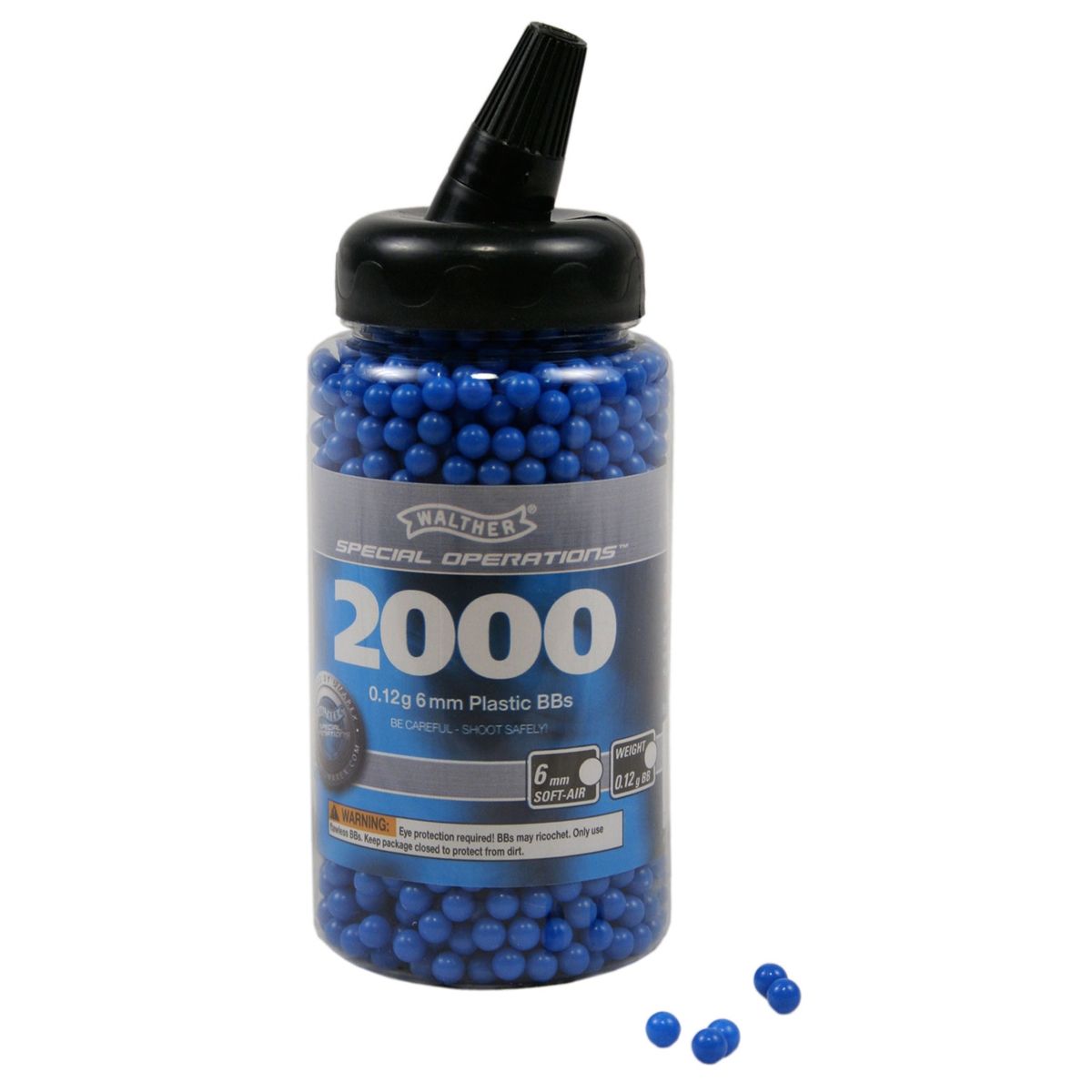 Walther Blue Airsoft BB's 2000ct