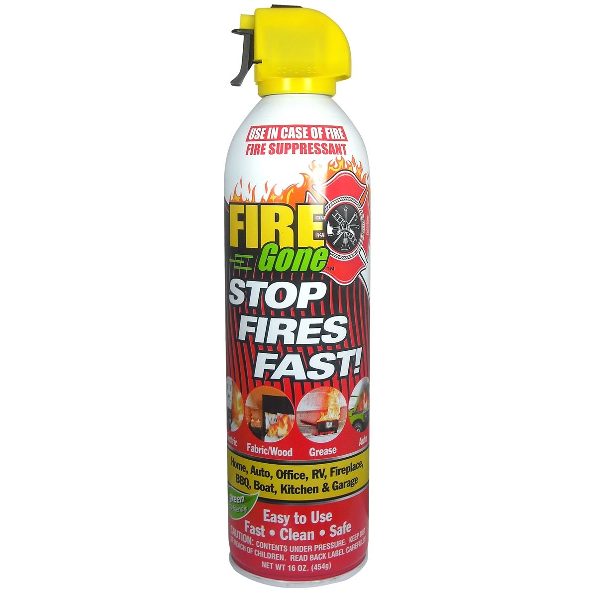 Fire Suppressant 16 ounce 2pk w/bracket