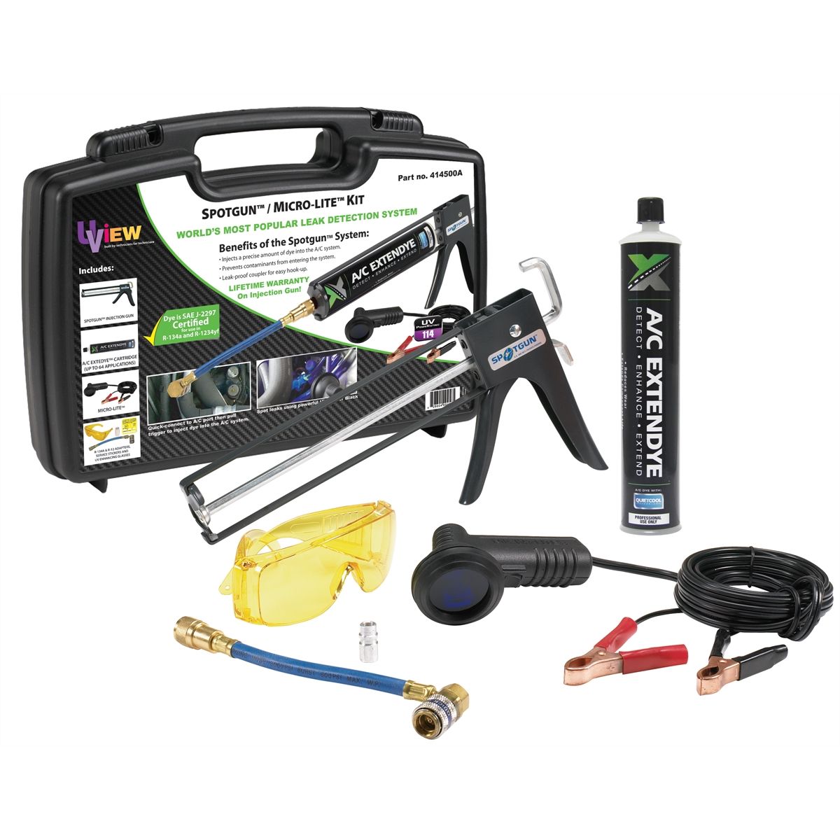 Spotgun Micro-Lite A/C ExteDye Leak Detection Kit