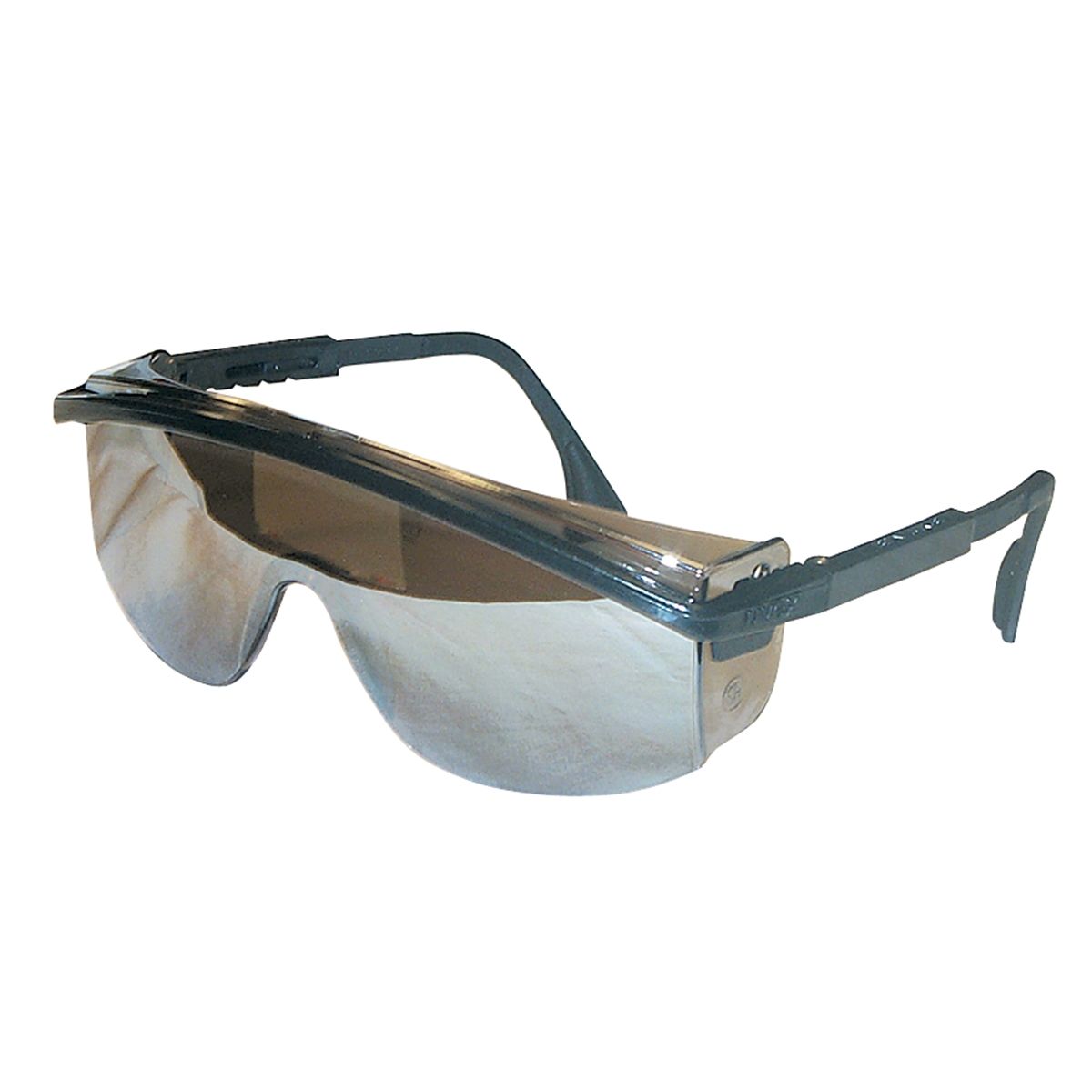 Duoflex Safety Glasses - Astrospec 3000 - Black/Mirror Lens