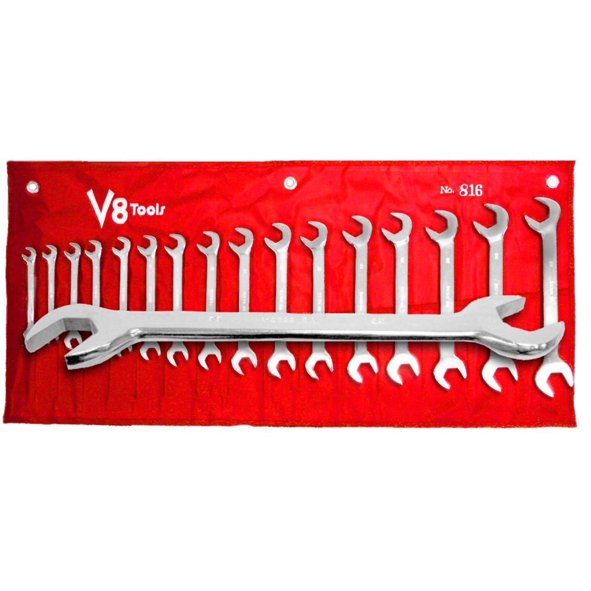 V8 Tools 819 9pc Metric Jumbo Angle Wrench Set 
