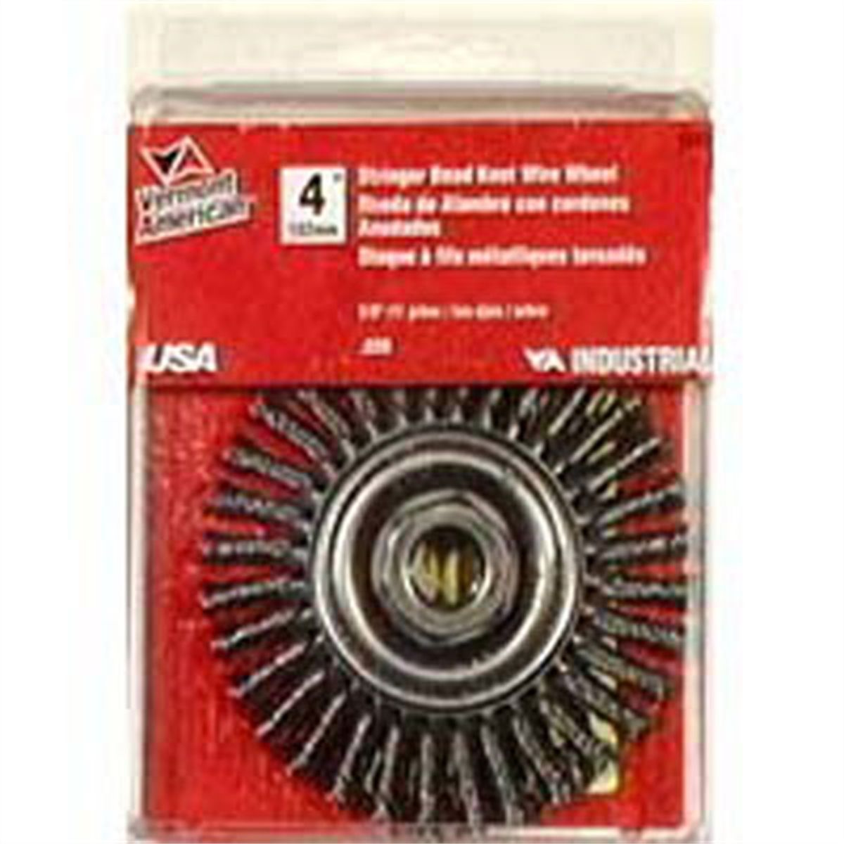 4" Strngr Bead Wire Wheel-5/8"