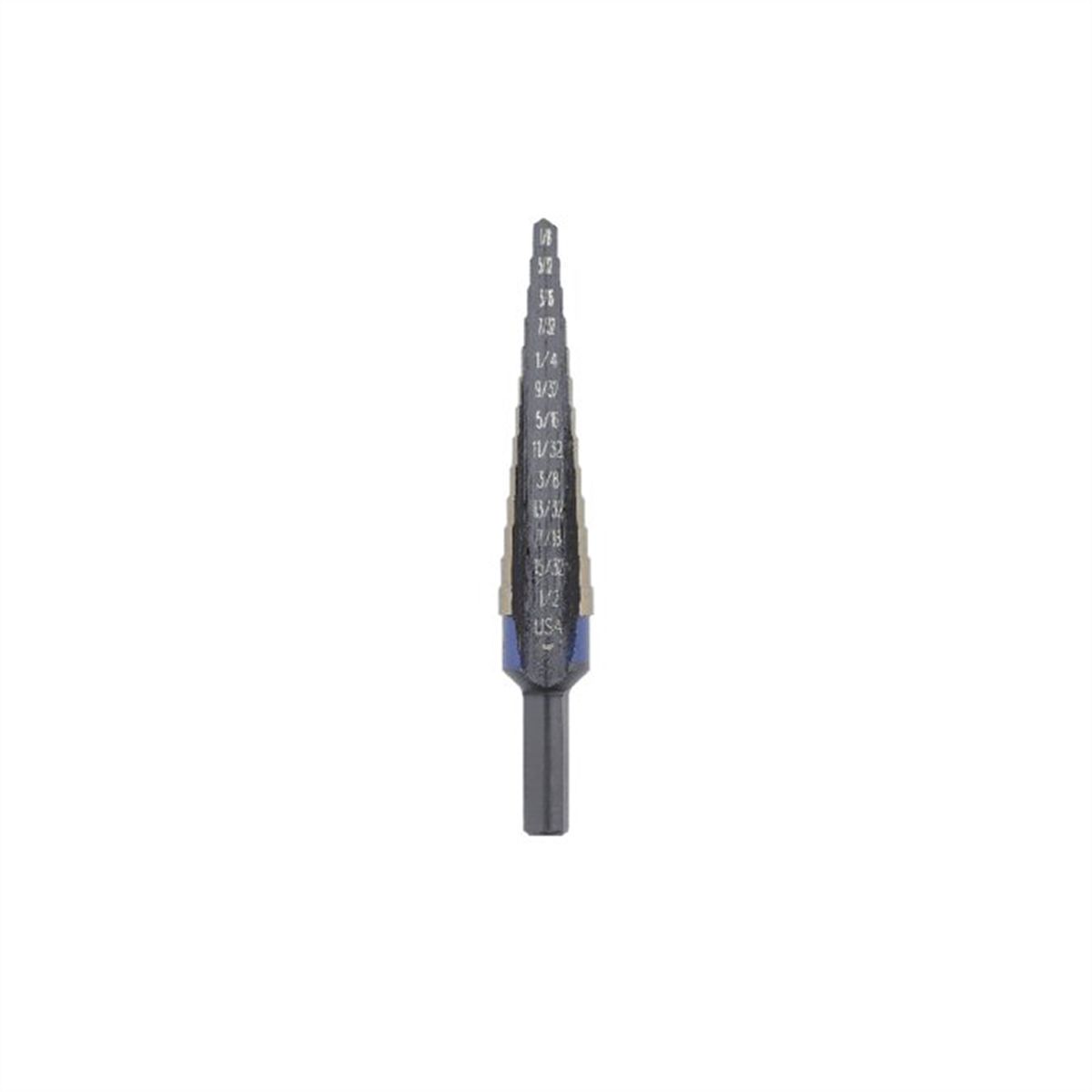 Unibit Cobalt Step Drill 1 1/81/2 In (1/32 In Steps)