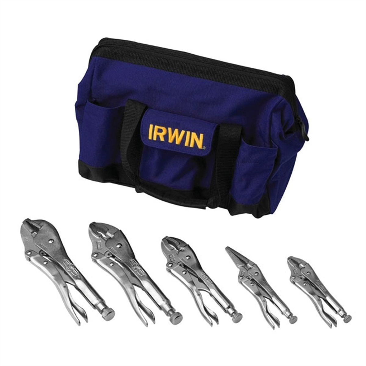 5 Piece Vicegrips Set w/ Irwin Bag