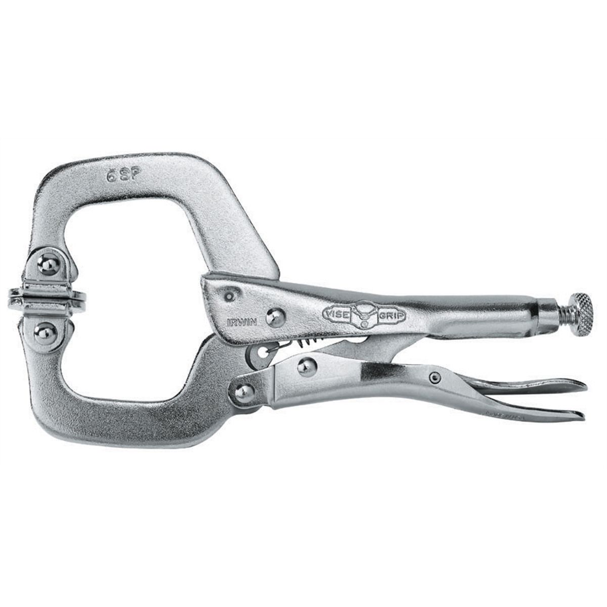 Locking C-Clamp Pliers 11"  INCH Easy Quick Release W/SWIVEL PAD TWO 2