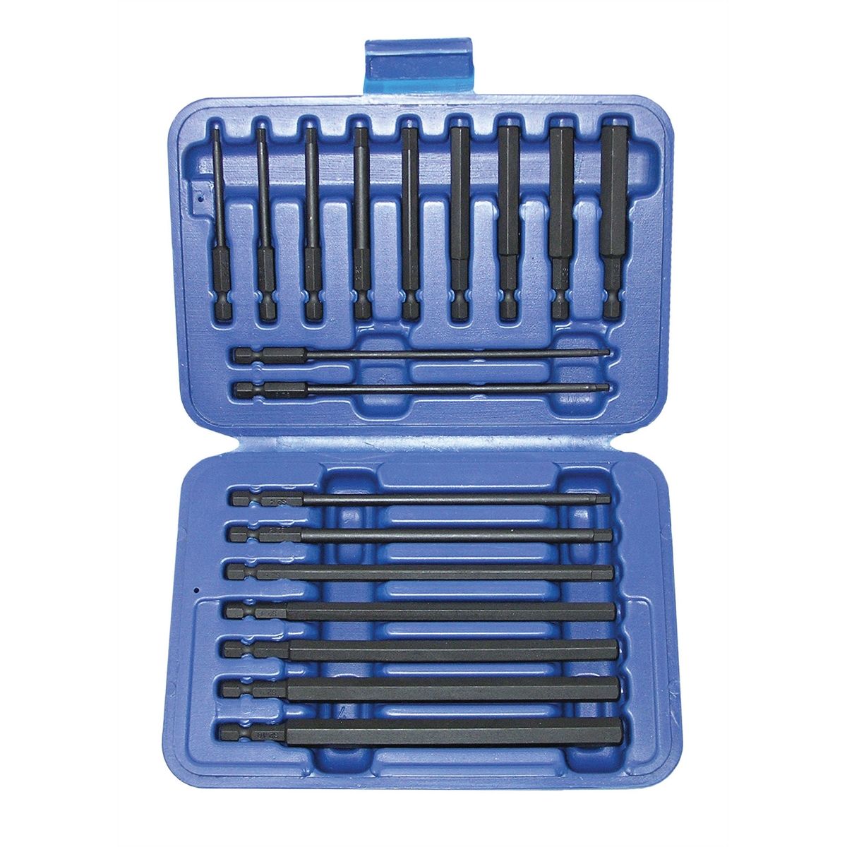 Metric Hex Power Bit Set 2.5-10mm 18 Pc