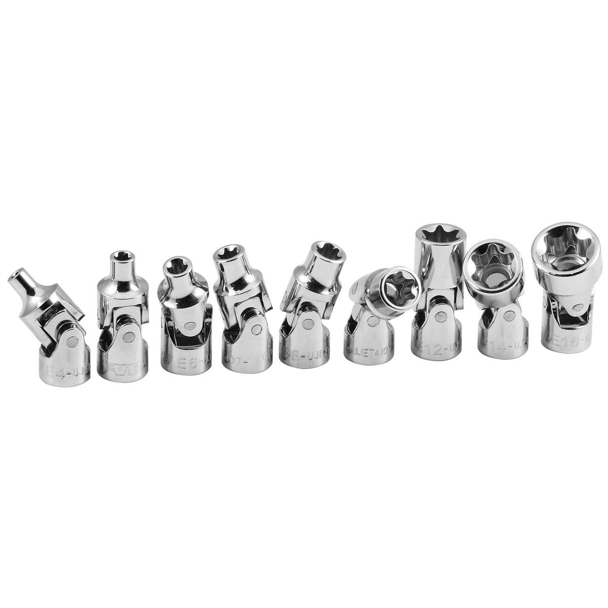 9pc. Universal Joint E-Torx 1/4" Dr. Set