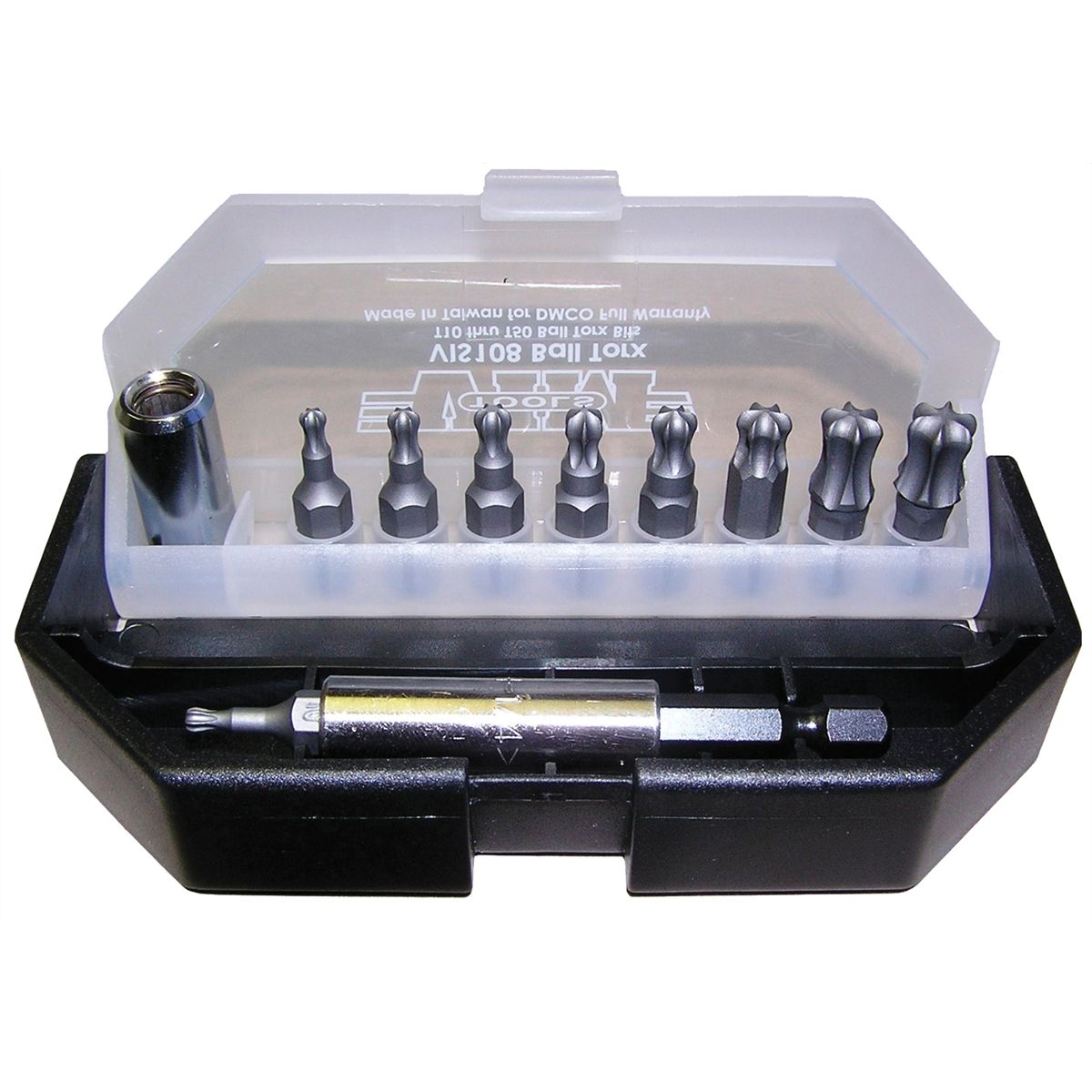 11 Piece Ball Torx Bit Set T10-T50 with Magnetic Drivers