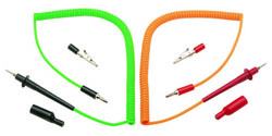 Hi-Viz Great Test Leads Set - Green/Orange
