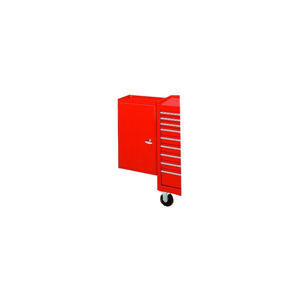c. Side Cabinet - 2 Shelf Red