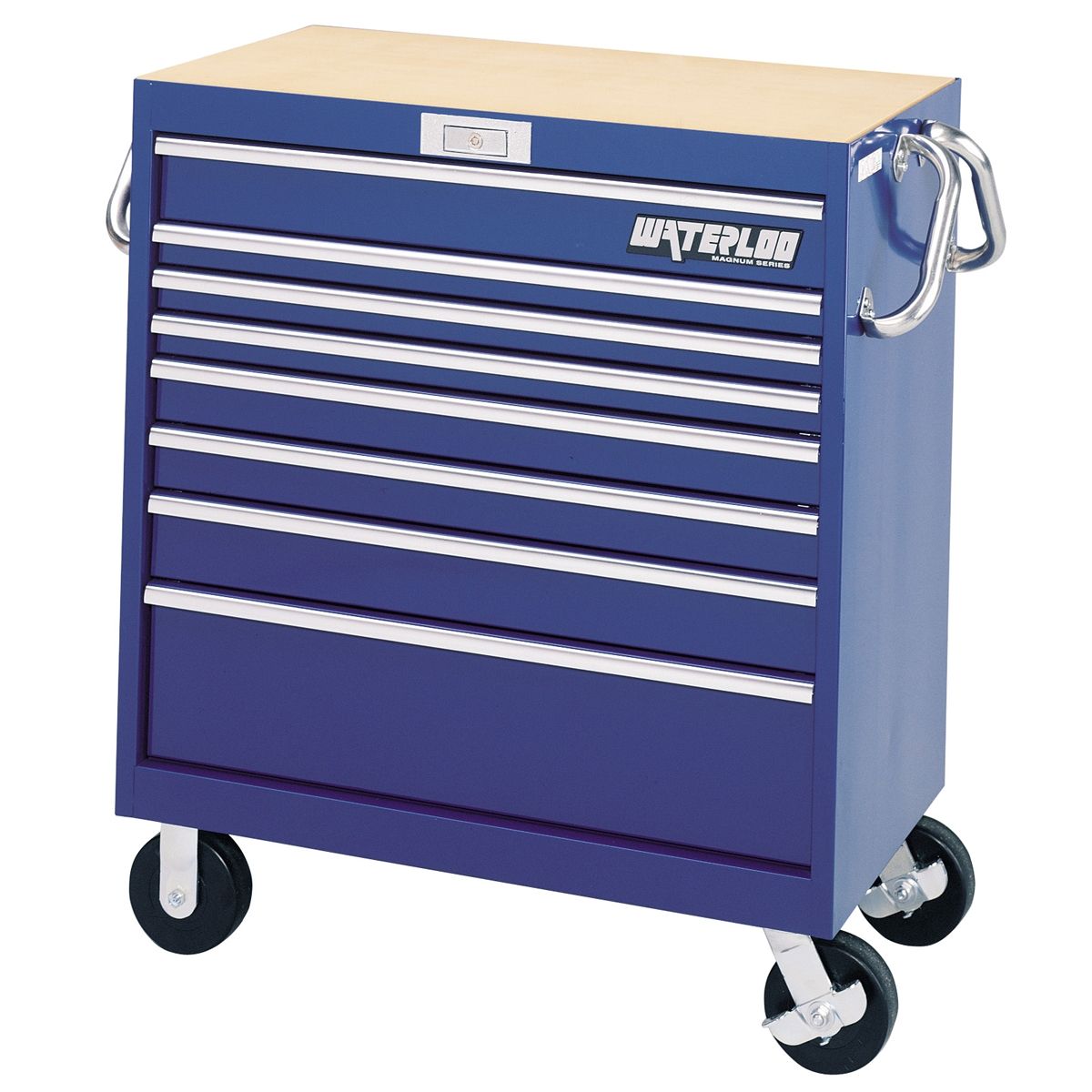 Magnum Series 8-Drawer Tool Cart - 36 In W Blue