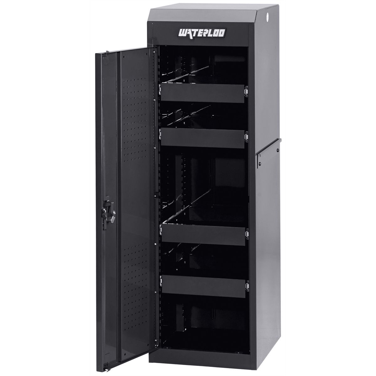 Full-Height Side Locker - Black