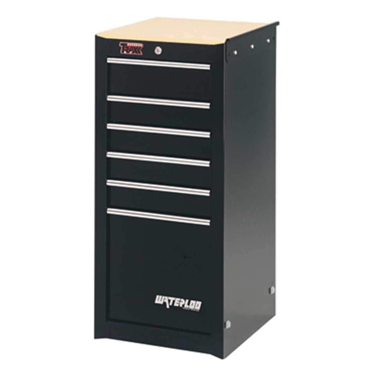 Traxx(R) 6-Drawer Side Cabinet - Black