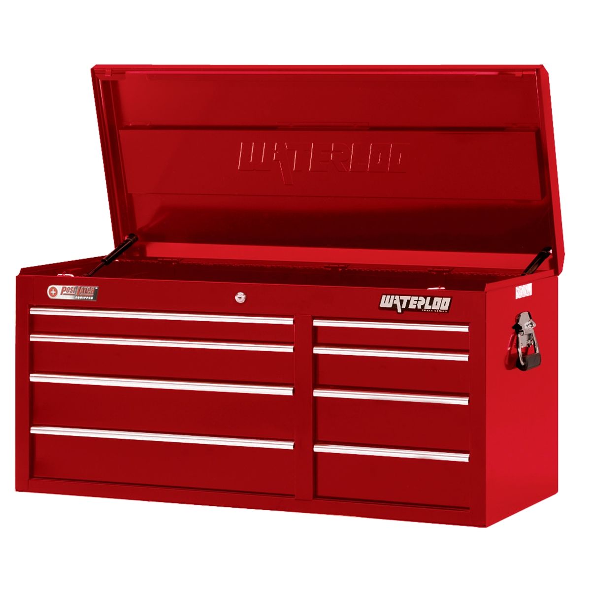 Traxx 41" 8 Drawer Chest Red