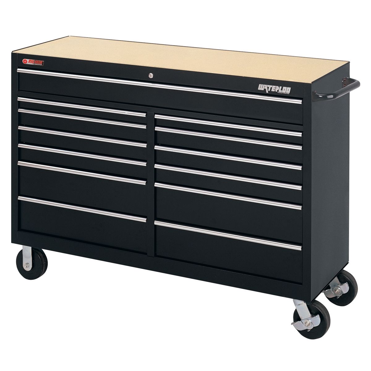 Traxx 13-Drawer Tool Cart - 58.50 In - Black