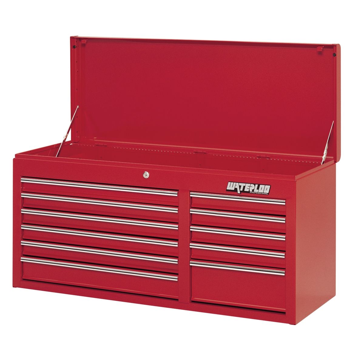 Pro Series 11-Drawer Chest 16 In D - Red