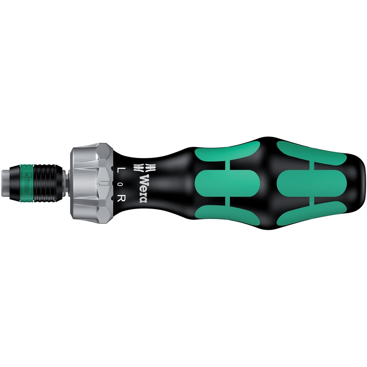 60 tooth ratcheting bit-holding screwdriver handle