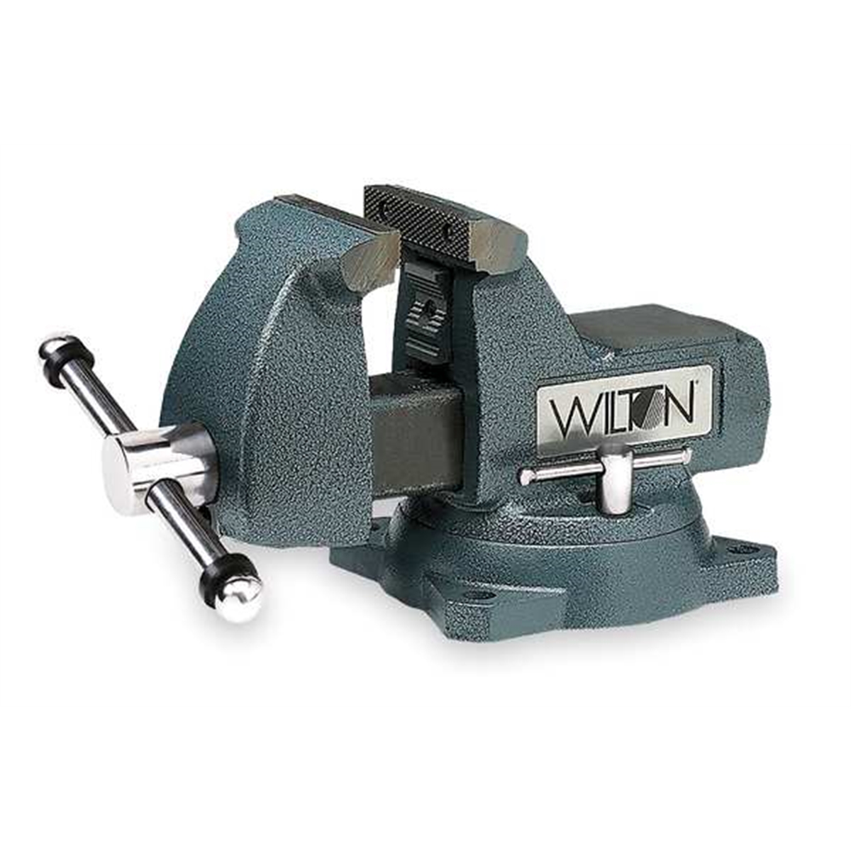 748A 740 Series Mechanics Vise with Swivel Base, 8" Jaw Width, 8