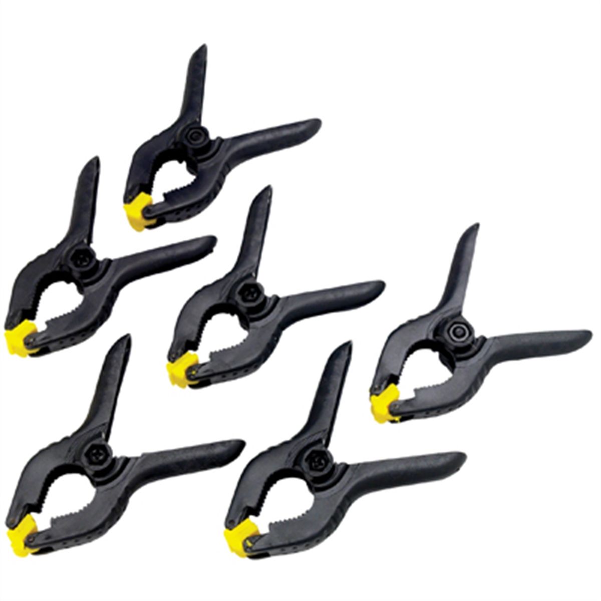 6pc 1-1/4" Spring Clamp Set