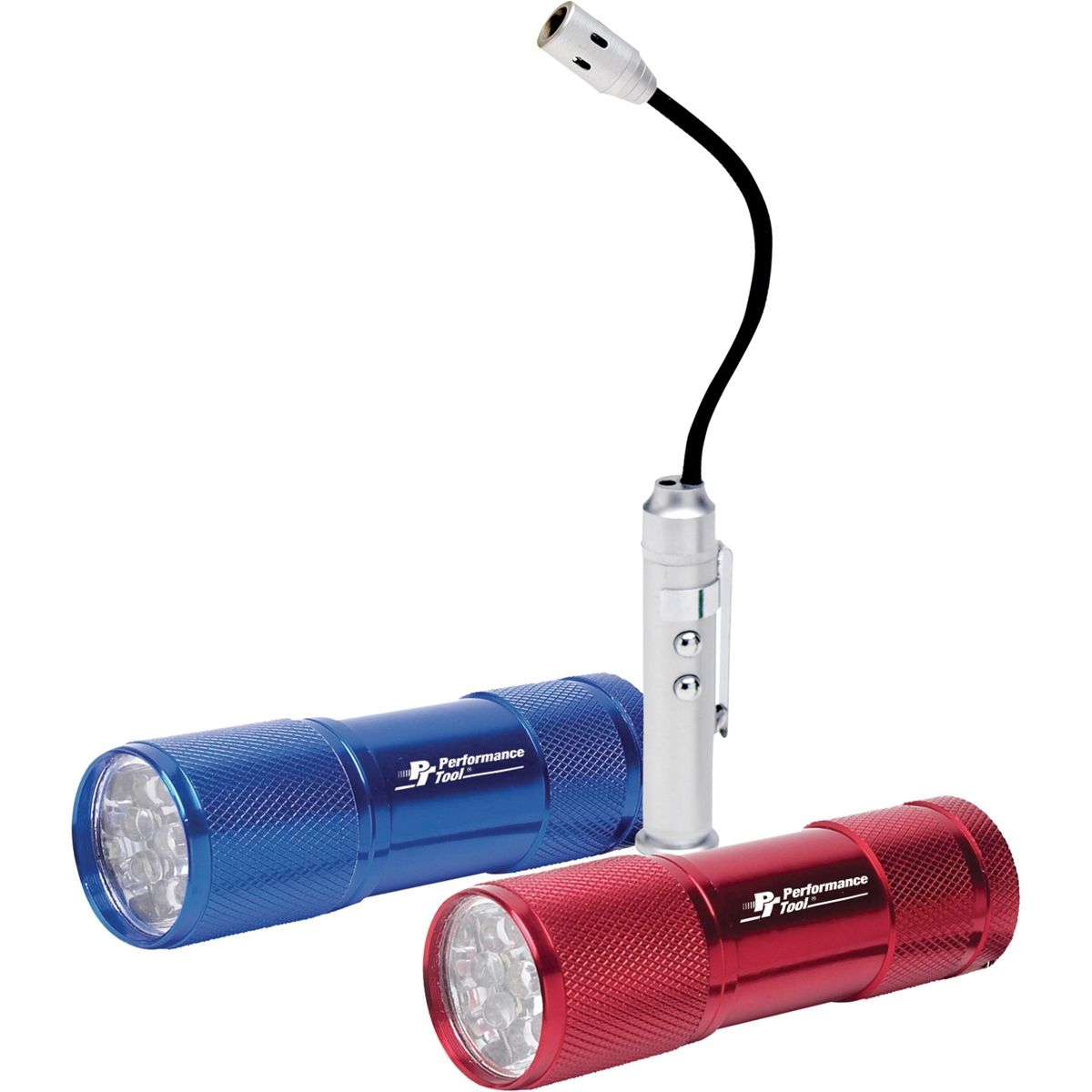 3 Piece LED Flashlight and Laser Pointer Set