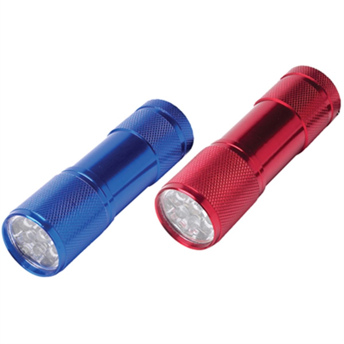 FLASHLIGHT 2PC LED 9 BULB