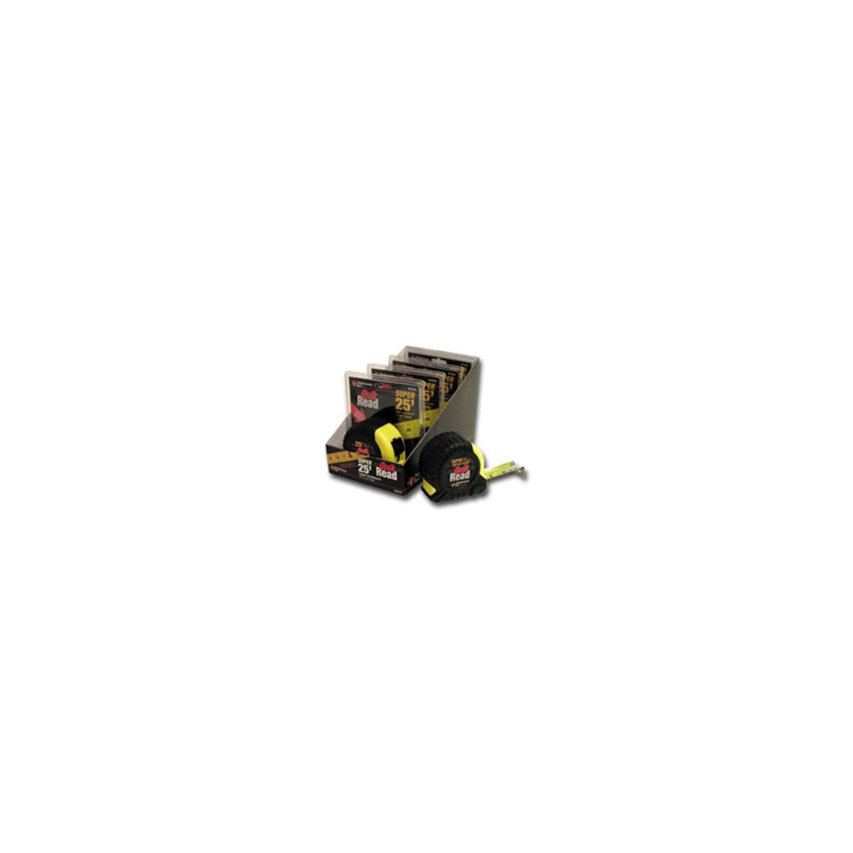 25 Ft x 1 In Quick Read Tape Measure WLMW5025 - 4/Pk