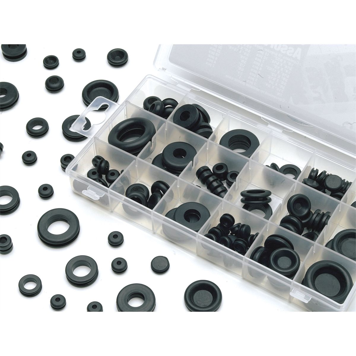 Rubber Grommet Hardware Kit - 125-Pc