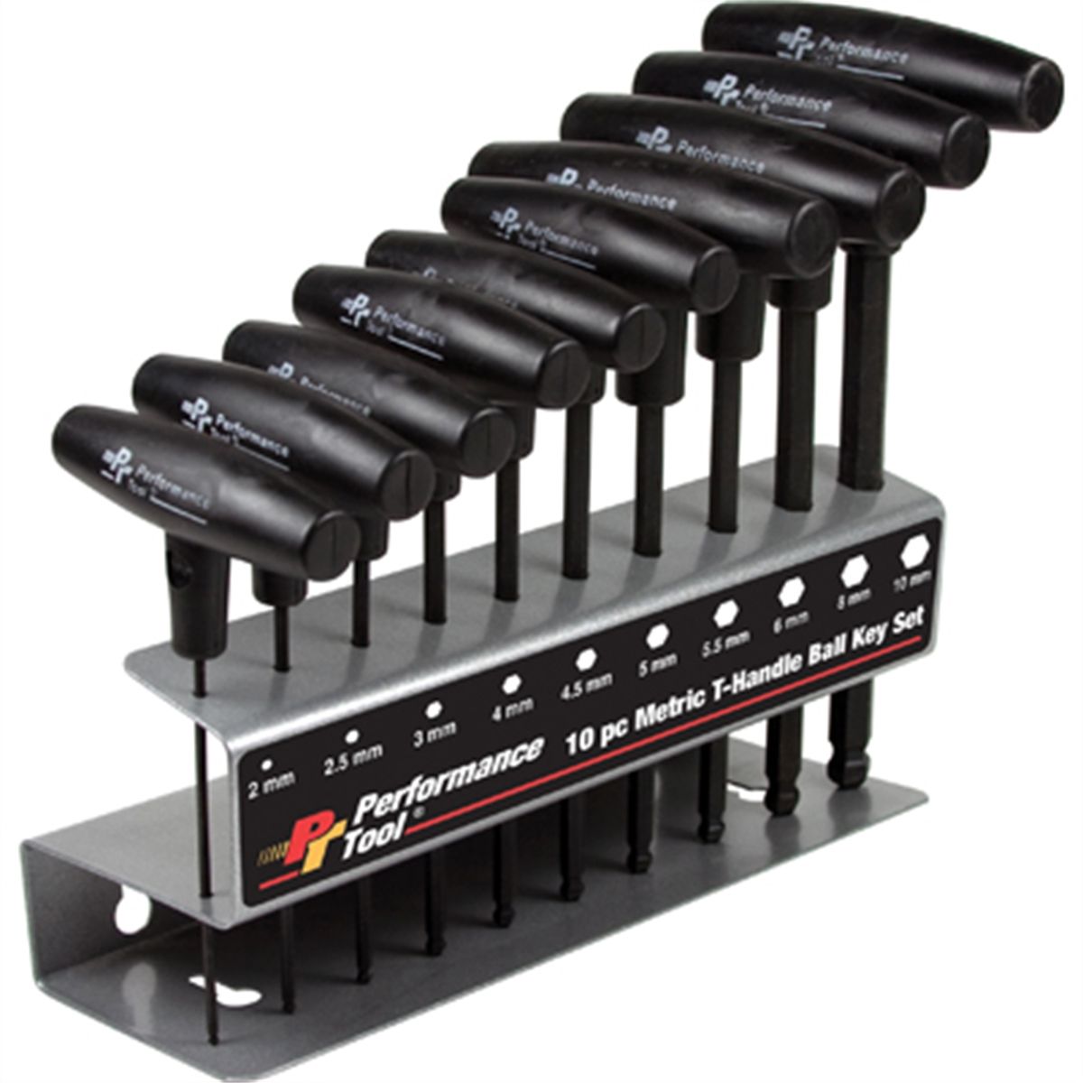 10 pc T-Handle Metric Ball Set